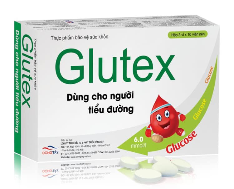 Thuốc điều trị đái tháo đường Glutex 