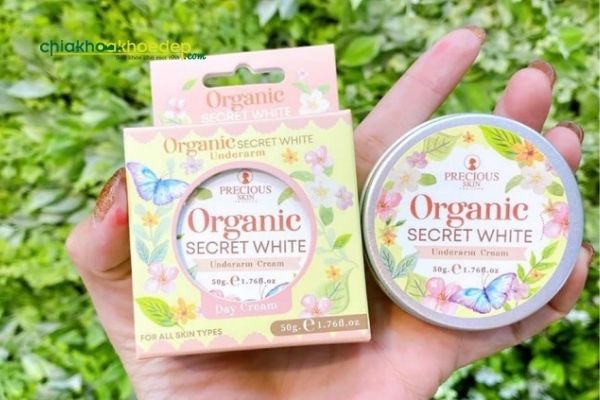 Kem organic secret white underarm cream
