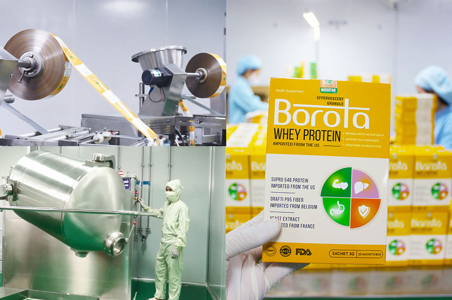 Borota được ứng dụng công nghệ tiên tiến độc quyền từ Hoa Kỳ